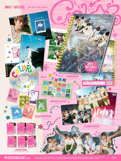 Color - Photobook Version - incl. Photobook, Sticker, Polaroid, Folded poster + Photocard
