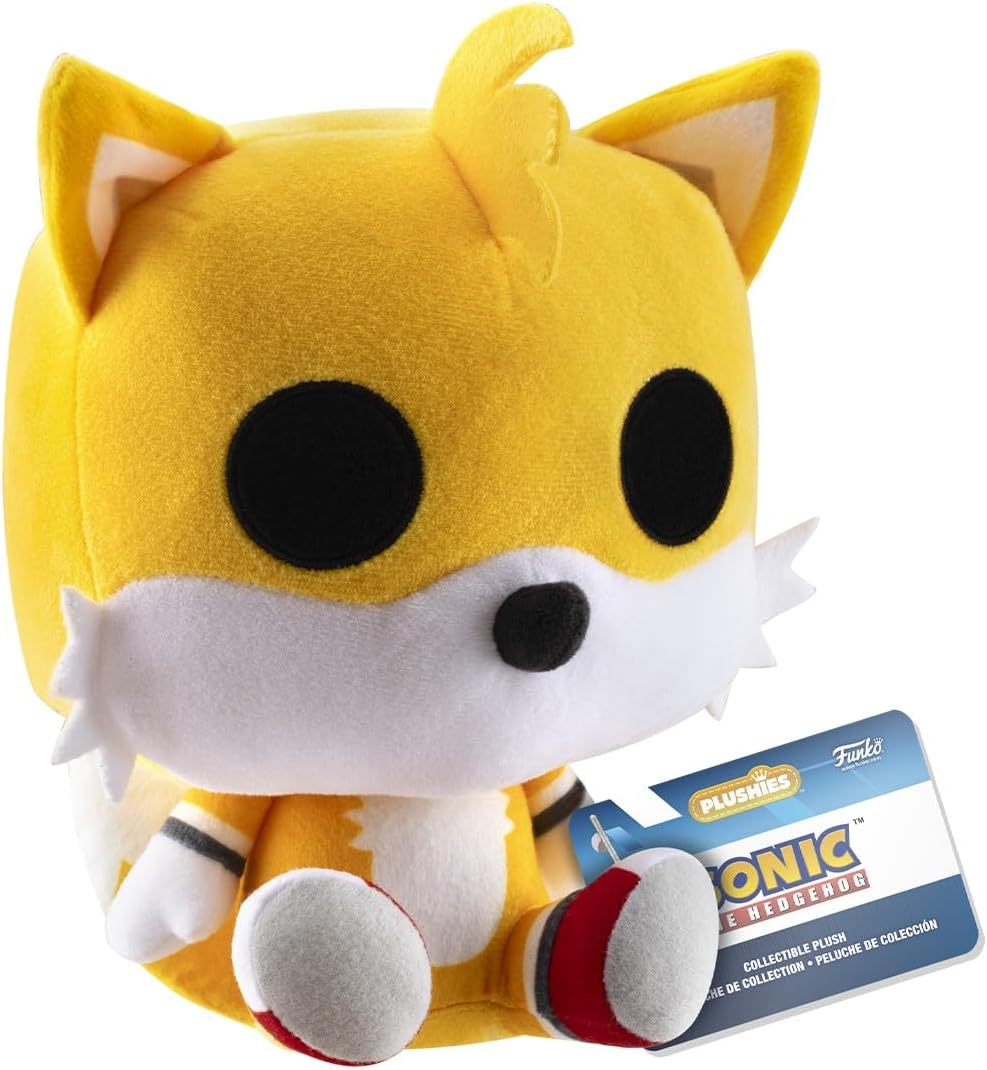Funko Pop! Plush: Sonic The Hedgehog - Miles Tails Prower - Tails (7") Peluche da Collezione - Idea Regalo per il Compleanno - Merchandising Ufficiale Peluche per Bambini e Adulti