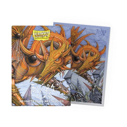 Dragon Shield | Matte Dual Art Sleeves | The Millerax | 100 CT - Smooth & Tough Premium TCG Sleeves | Compatible with Pokemon, Flesh & Blood, One Piece & Magic the Gathering