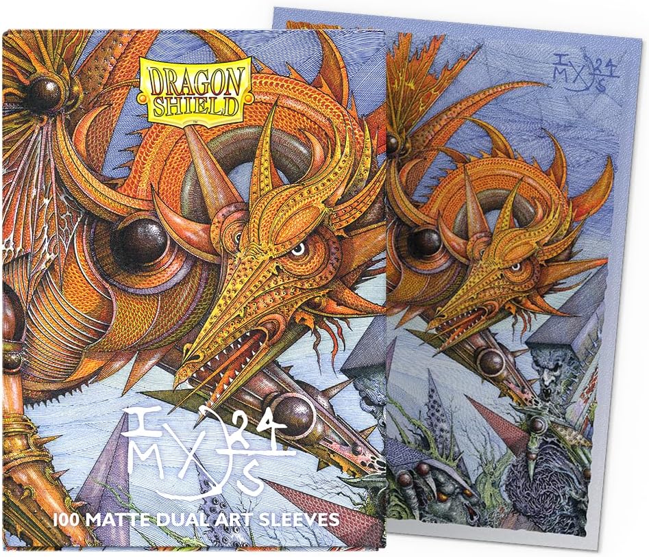 Dragon Shield | Matte Dual Art Sleeves | The Millerax | 100 CT - Smooth & Tough Premium TCG Sleeves | Compatible with Pokemon, Flesh & Blood, One Piece & Magic the Gathering