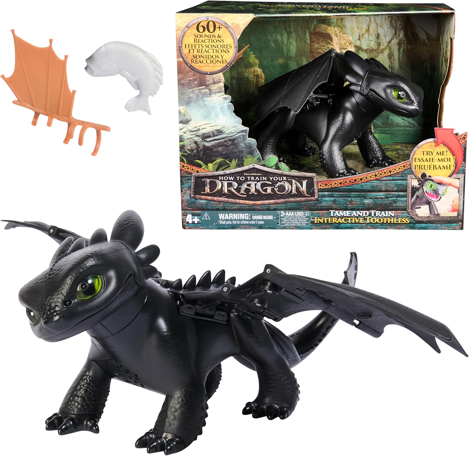 Dragons - Movie Tame & Train Interactive Toothless (6072728)