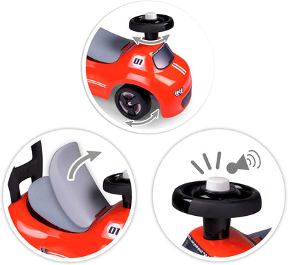 Smoby - Smoby  Loopauto Rood
