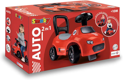 Smoby - Smoby  Loopauto Rood