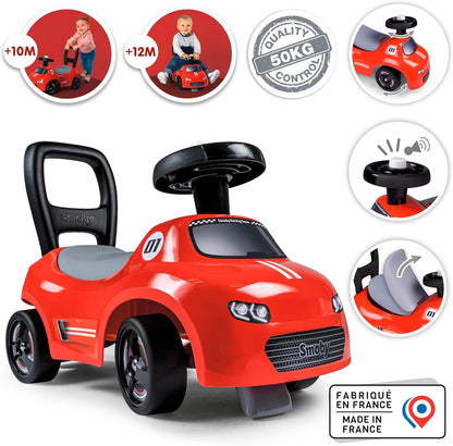 Smoby - Smoby  Loopauto Rood