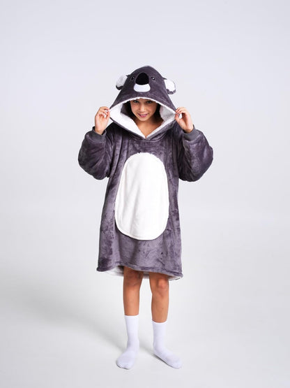 Noxxiez - Noxxiez Knuffel Hoodie Medium Trui Koala  Kinderen tot 160cm