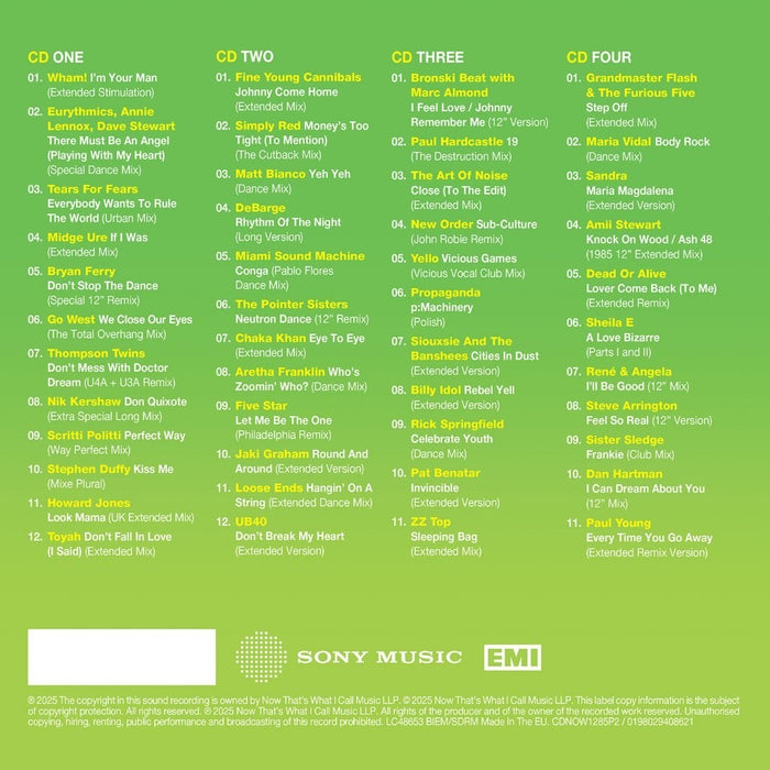 NOW 12" 80s: 1985 - Part 2