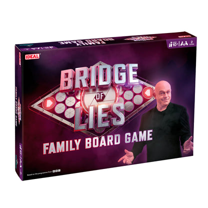 IDEAL | Bridge of Lies: Family Quiz Board Game | Family TV Show Board Game | For 2 Teams of Players | Ages 10+