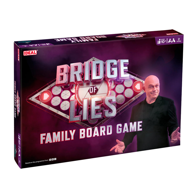 IDEAL | Bridge of Lies: Family Quiz Board Game | Family TV Show Board Game | For 2 Teams of Players | Ages 10+