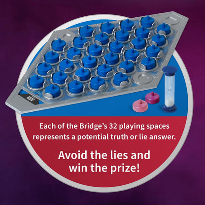 IDEAL | Bridge of Lies: Family Quiz Board Game | Family TV Show Board Game | For 2 Teams of Players | Ages 10+