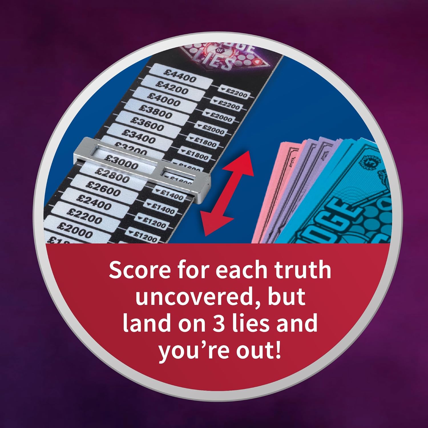 IDEAL | Bridge of Lies: Family Quiz Board Game | Family TV Show Board Game | For 2 Teams of Players | Ages 10+