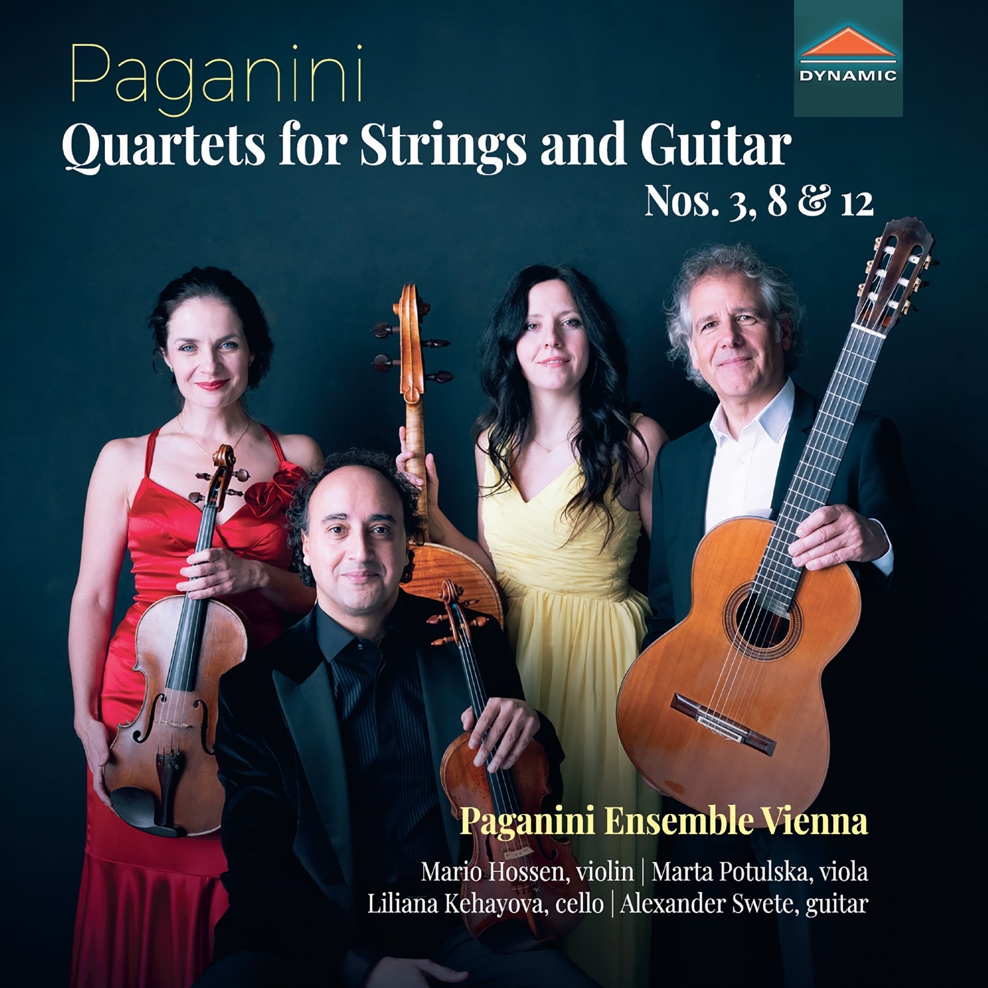 Paganini: Quartets for Strings and Guitar: Nos. 3, 8 & 12