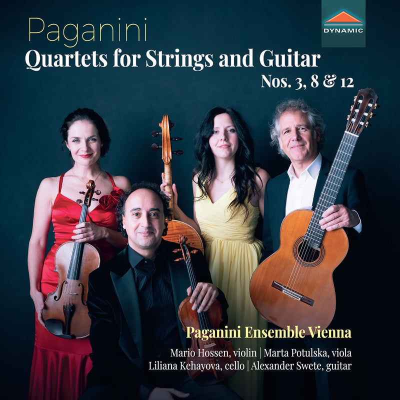 Paganini: Quartets for Strings and Guitar: Nos. 3, 8 & 12