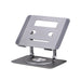 StarTech.com Rotating Laptop Stand, 360 Swivel, Ergonomic Desk Riser for Computer, Adjustable Height/Tilt, 11lb/5kg, Aluminum