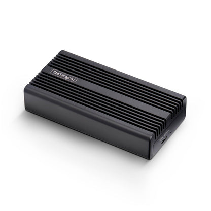 StarTech.com USB4 M.2 NVMe Enclosure, 40Gbps, External USB-C/Thunderbolt NVMe SSD Enclosure, Aluminum Heatsink Case, B+M/M-Key