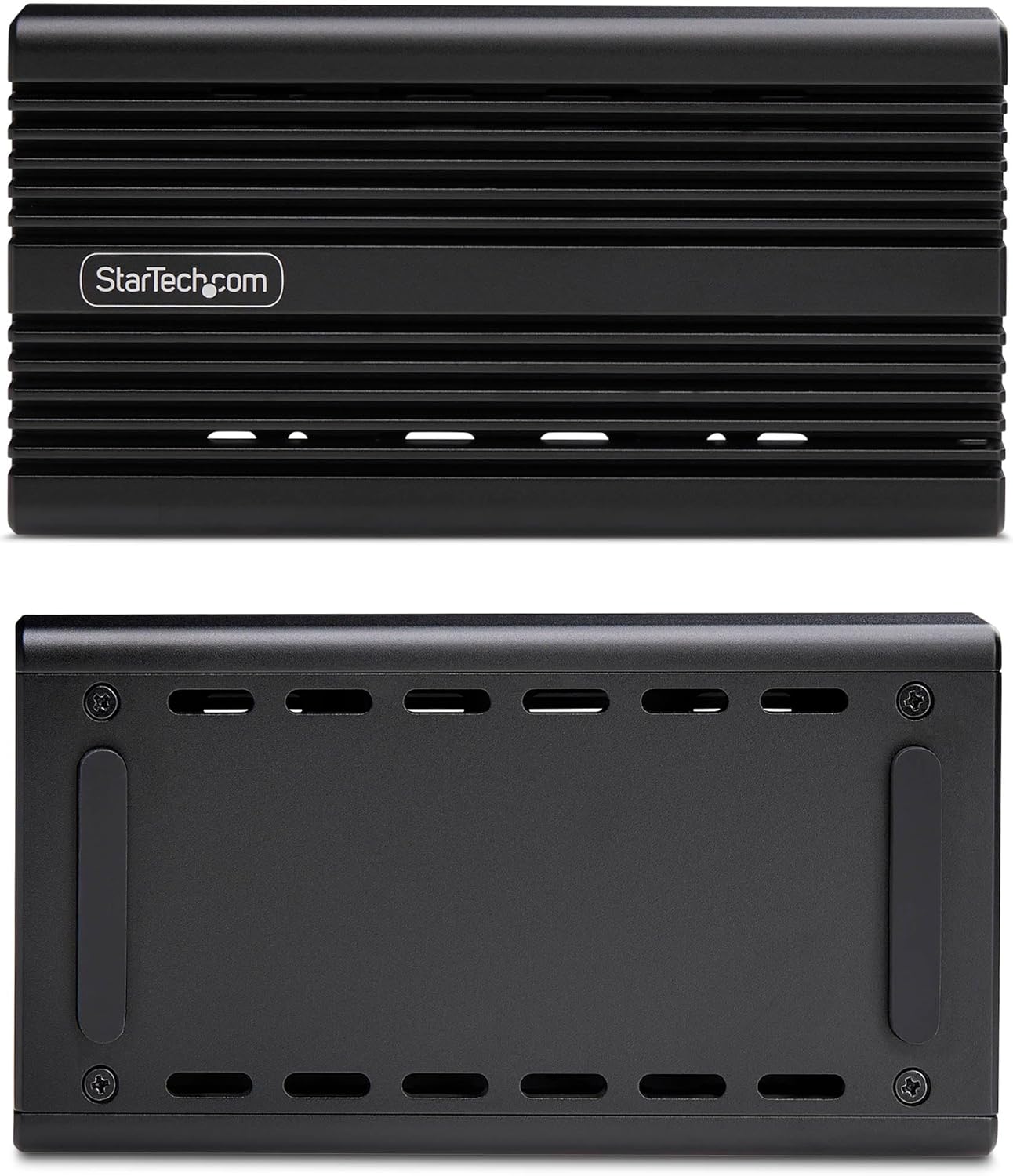 StarTech.com USB4 M.2 NVMe Enclosure, 40Gbps, External USB-C/Thunderbolt NVMe SSD Enclosure, Aluminum Heatsink Case, B+M/M-Key