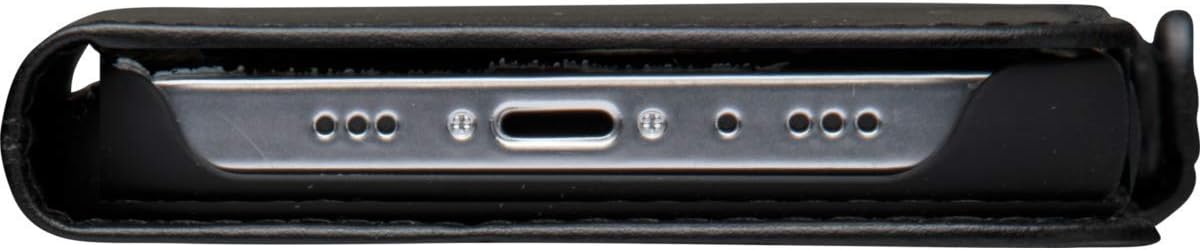 dbramante1928 Copenhagen Slim - iPhone 12 mini 5.4" - Black - Handcrafted from full-grain leather.