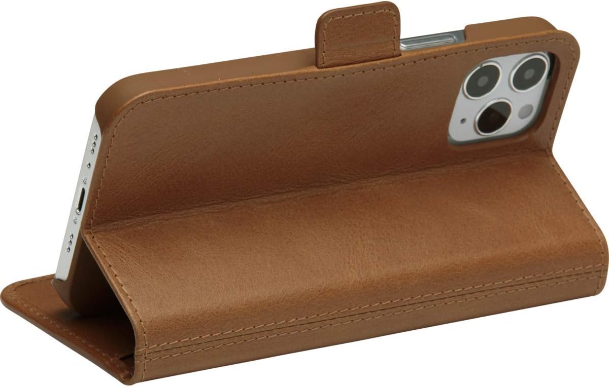 dbramante1928 Copenhagen Slim - iPhone 12 mini 5.4" - Black - Handcrafted from full-grain leather.