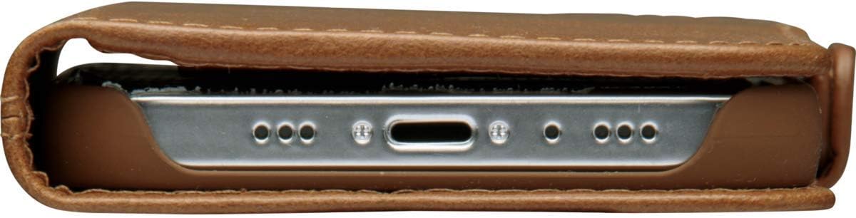 dbramante1928 Copenhagen Slim - iPhone 12 mini 5.4" - Black - Handcrafted from full-grain leather.