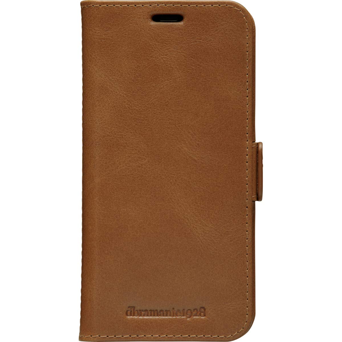 dbramante1928 Copenhagen Slim - iPhone 12 mini 5.4" - Black - Handcrafted from full-grain leather.