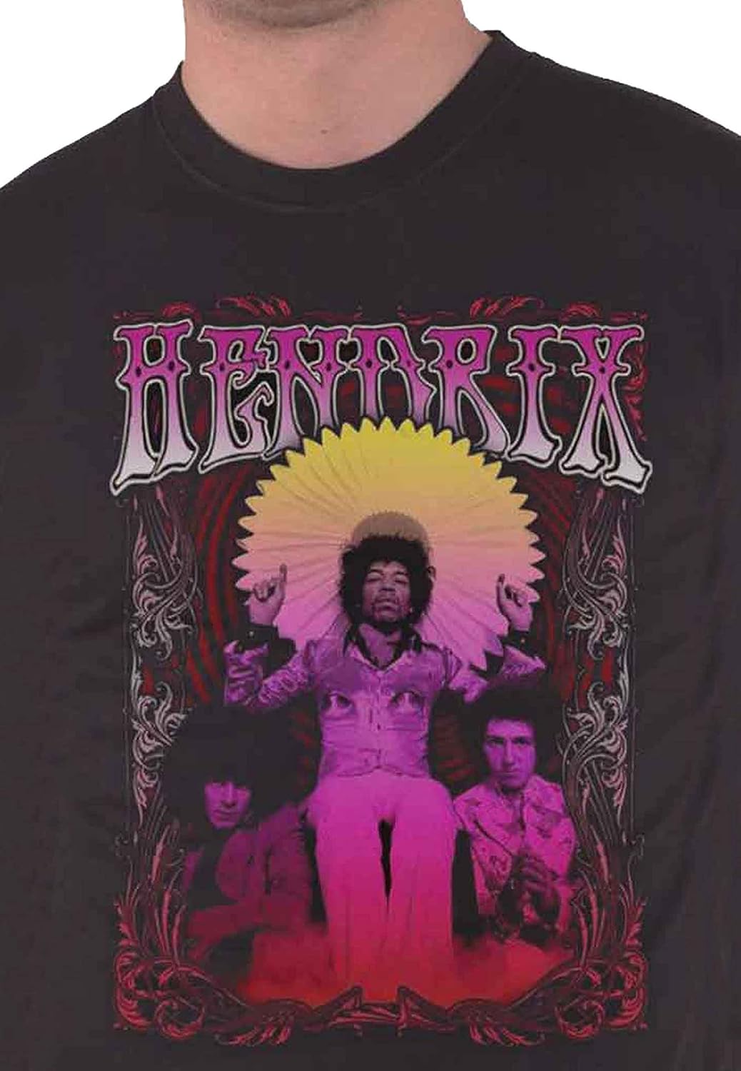Jimi Hendrix: Rock Off - Karl Ferris Wheel (T-Shirt Unisex Tg. M)