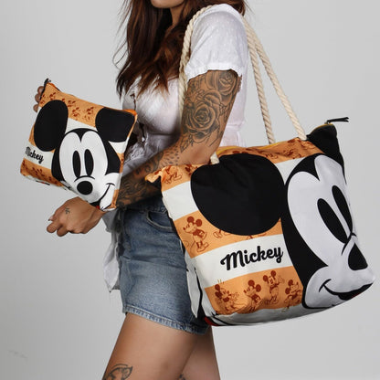 Disney: Karactermania - Mickey Mouse - Orange (Borsa Da Spiaggia)
