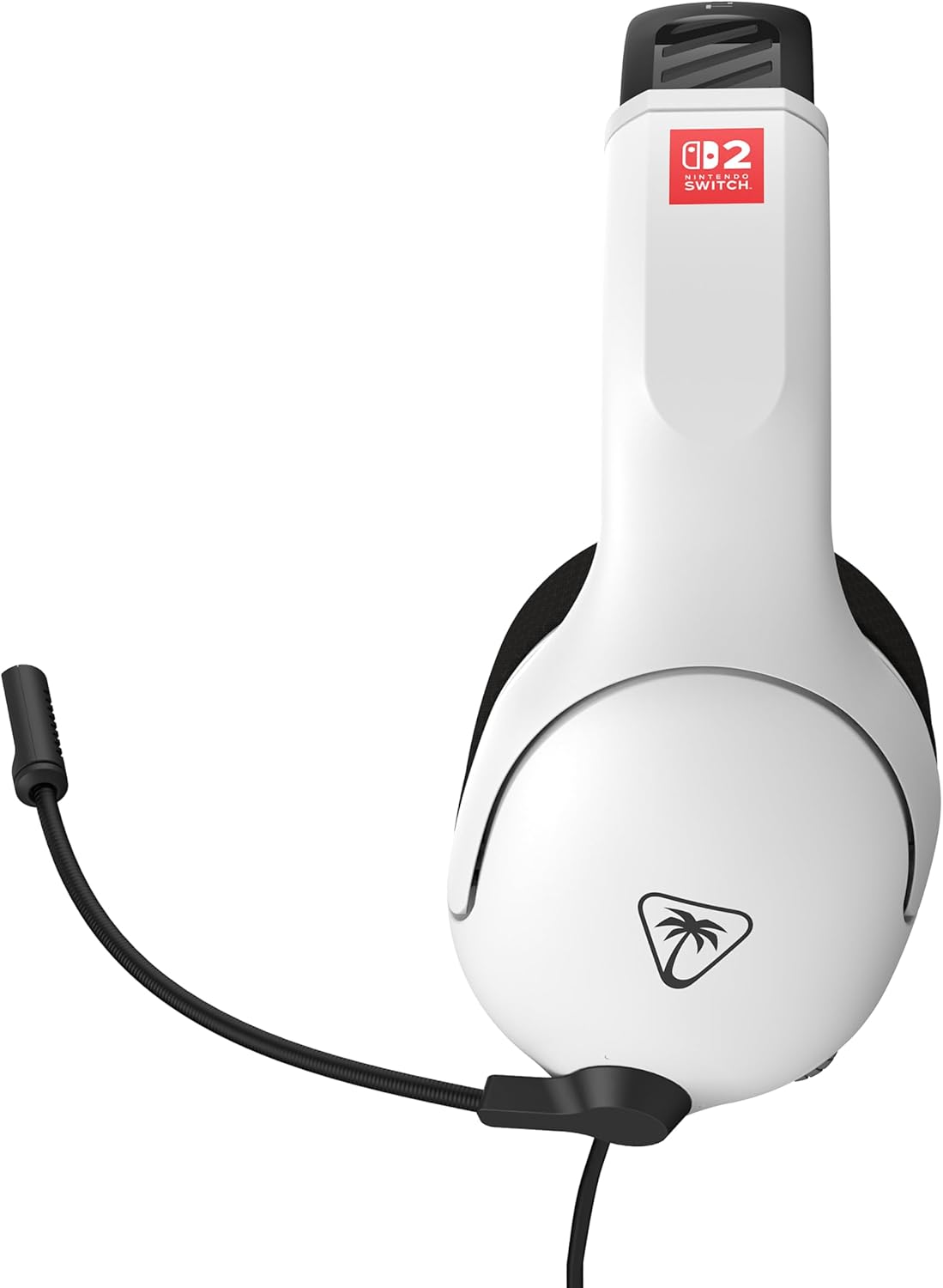 Turtle Beach Airlite Fit Black and White Wired Gaming Headset Officially Licensed for Nintendo Switch 2 and Nintendo Switch, and Nintendo Switch OLED – Flip-to-Mute Mic, Over-Ear Premium Comfort