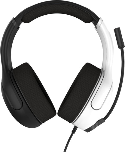 Turtle Beach Airlite Fit Black and White Wired Gaming Headset Officially Licensed for Nintendo Switch 2 and Nintendo Switch, and Nintendo Switch OLED – Flip-to-Mute Mic, Over-Ear Premium Comfort