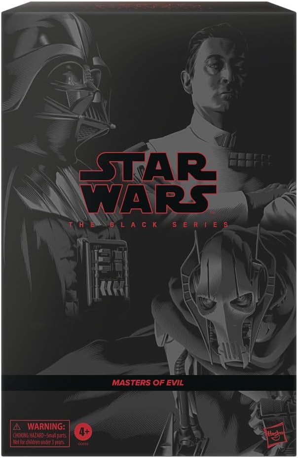 Star Wars The Black Series Darth Vader, Grand Admiral Thrawn, General Grievous Collectible 6 Inch Action Figure 3-Pack