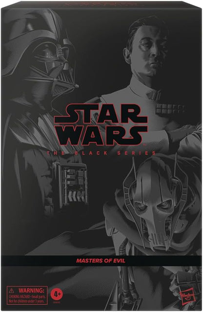 Star Wars The Black Series Darth Vader, Grand Admiral Thrawn, General Grievous Collectible 6 Inch Action Figure 3-Pack