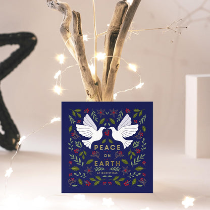 Compassion Christmas Card: Peace Doves (pack of 10
