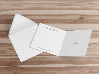 Compassion Charity Religious Christmas Cards, Pack of 10, Desert Nativity Scene, 150 x 150 mm with Envelopes