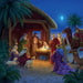 Compassion Charity Religious Christmas Cards with Traditional Nativity Scene, 150 x 150 mm, Pack of 10