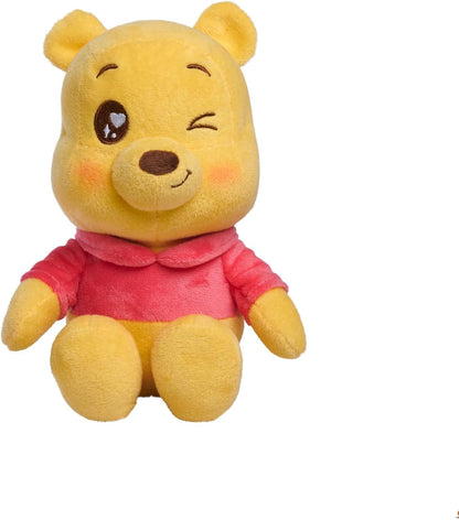 Disney Winnie The Pooh 25cm Plush with Twinkle Eyes, cuddly soft toy for kids and adults for birthday and gift, from 0 years