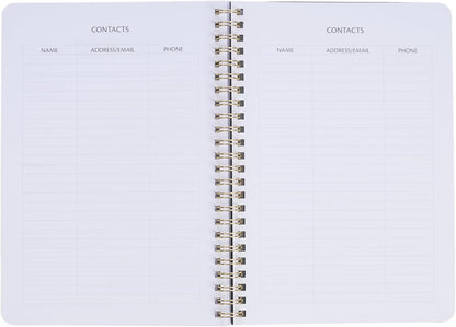 Christian Art Gifts Agenda 2026 compatta a spirale, 12 mesi, da donna: I Know the Plans Incouraging Scripture, pianificazione quotidiana, appuntamenti, vacanze, promemoria, verde scuro e rosa