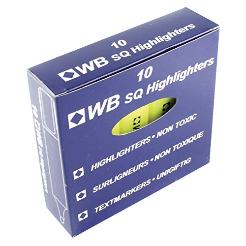 Yellow Hi-Glo Highlighter Pen (Pack of 10) HI2717 819111
