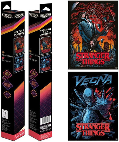 Pyramid Stranger Things Eddie Vecna Poster Set in Box