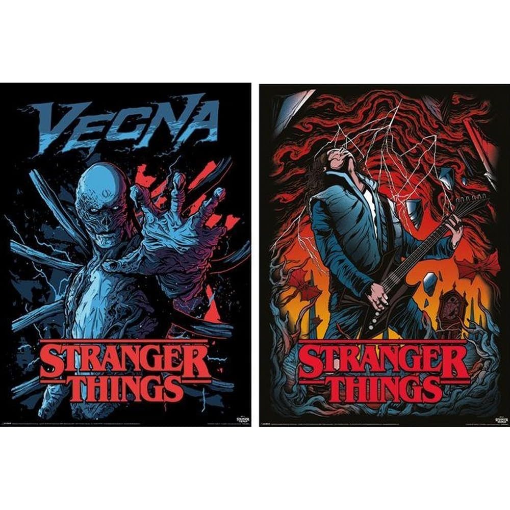 Pyramid Stranger Things Eddie Vecna Poster Set in Box