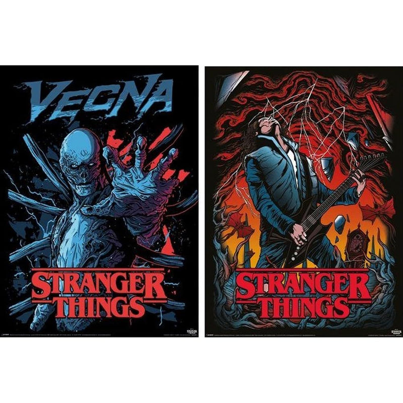 Pyramid Stranger Things Eddie Vecna Poster Set in Box