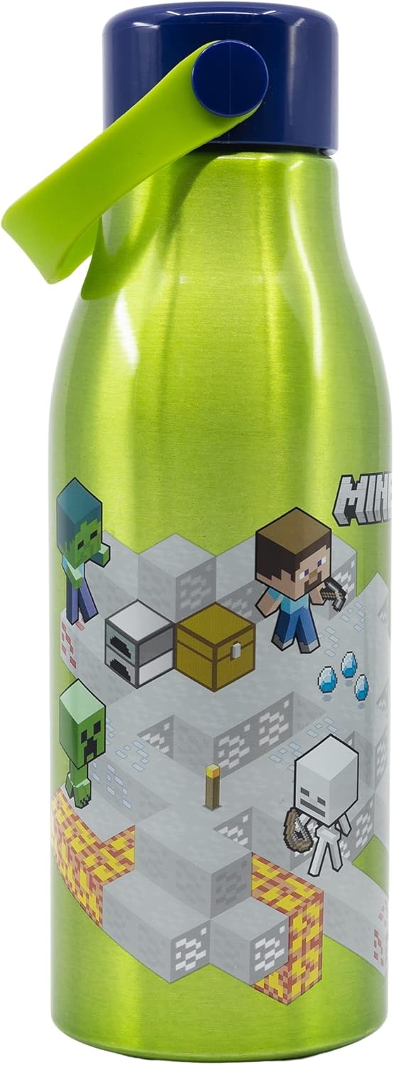 MINECRAFT - Aluminium Bottle with Han...