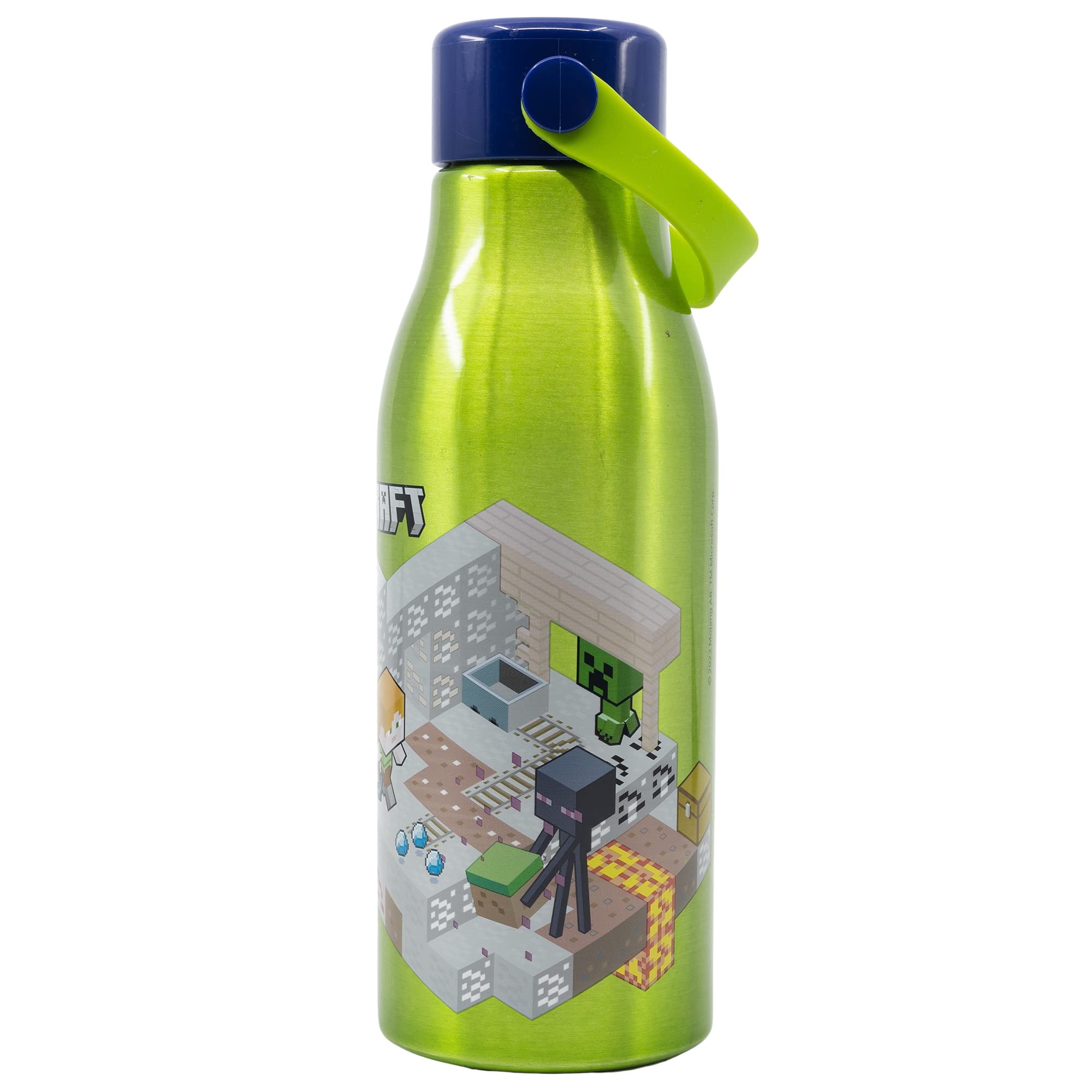 MINECRAFT - Aluminium Bottle with Han...