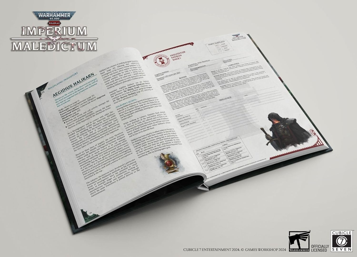 Warhammer 40,000 Roleplay: Imperium Maledictum – Inquisition GM’s Guide | Cubicle 7 RPG Hardcover