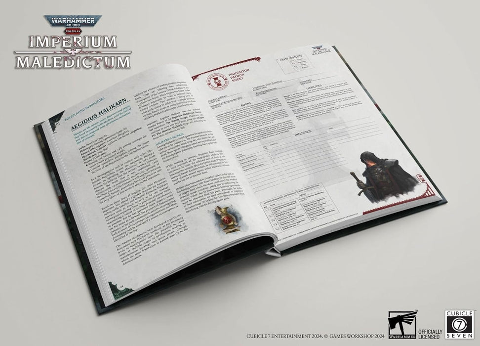 Warhammer 40,000 Roleplay: Imperium Maledictum – Inquisition GM’s Guide | Cubicle 7 RPG Hardcover