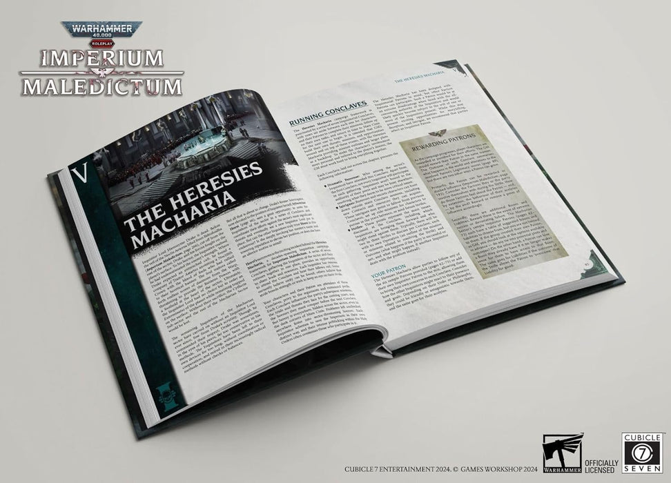 Warhammer 40,000 Roleplay: Imperium Maledictum – Inquisition GM’s Guide | Cubicle 7 RPG Hardcover