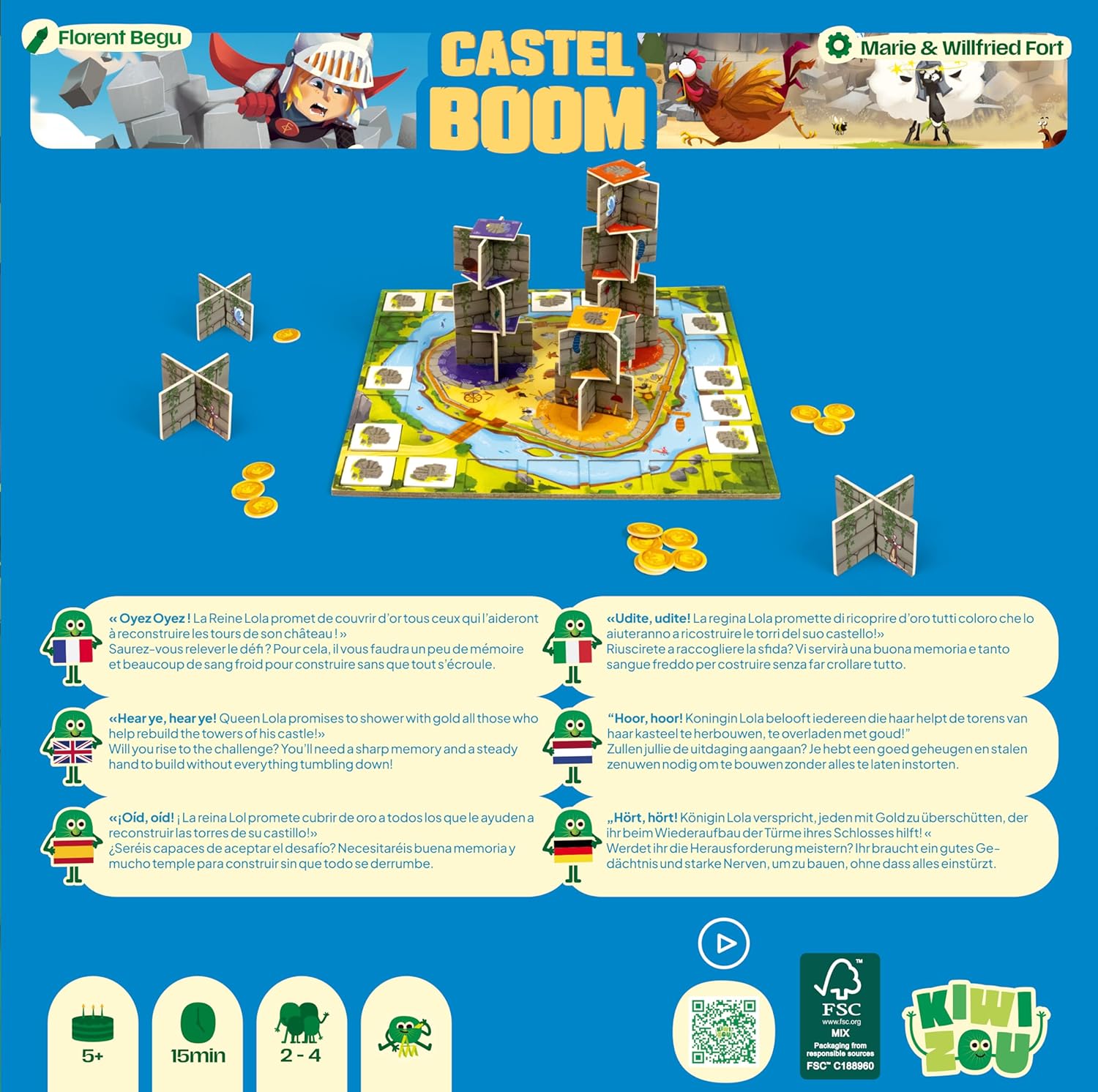 KiwiZou Bordspel Castel Boom