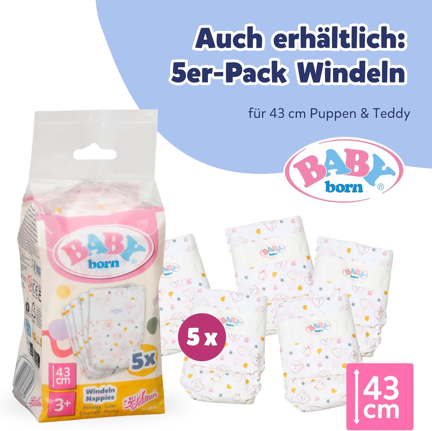 Baby Born - Changing Bag Flower (837894)