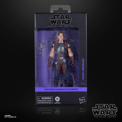 Star Wars The Black Series Dash Rendar, Star Wars: Shadows of The Empire Action-Figur zum Sammeln (15 cm