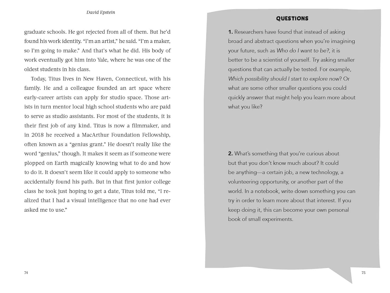 Range (Adapted for Young Readers): How Exploring Your Interests Can Change the World