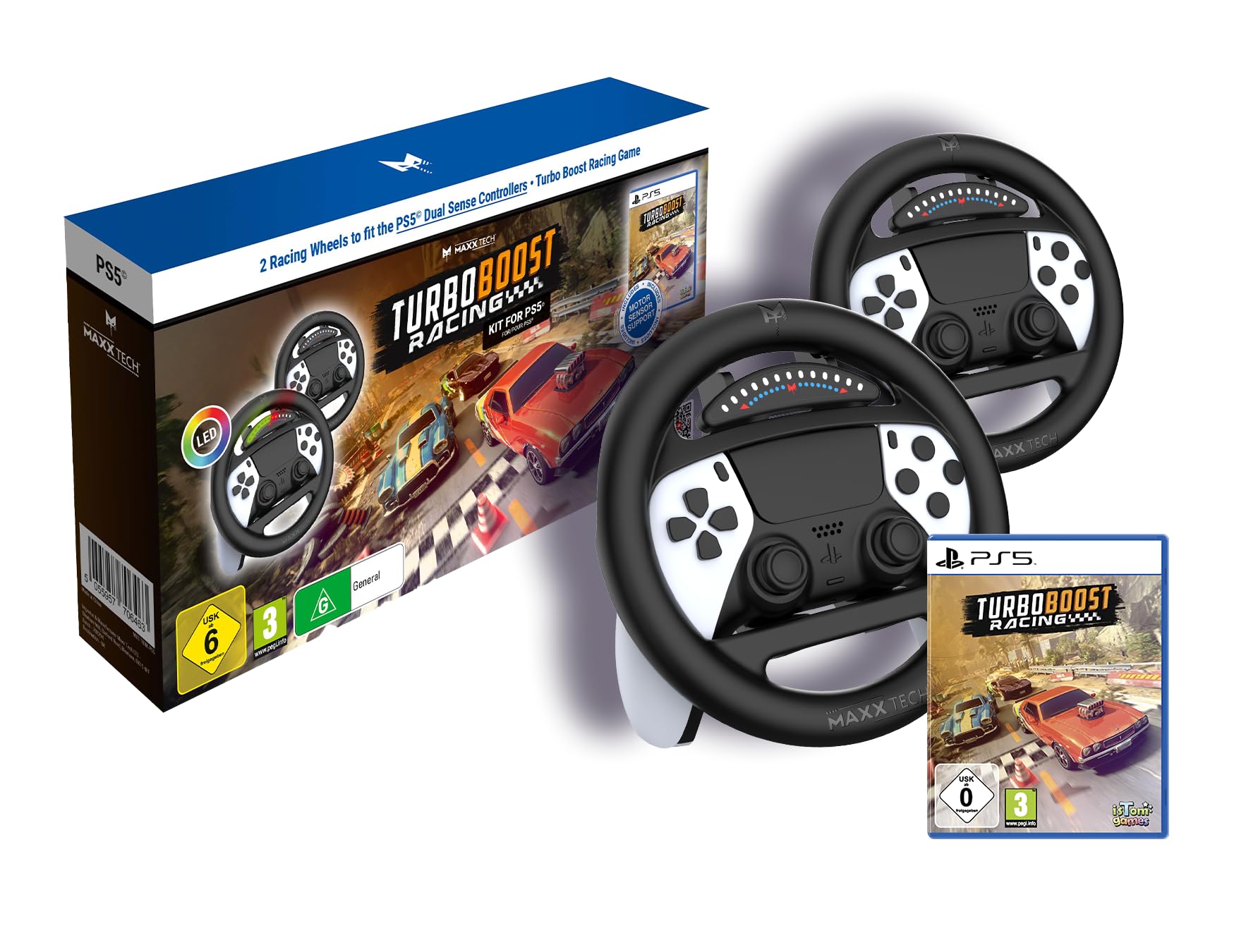Maxx Tech Turbo Boost Racing Kit (PlayStation 5