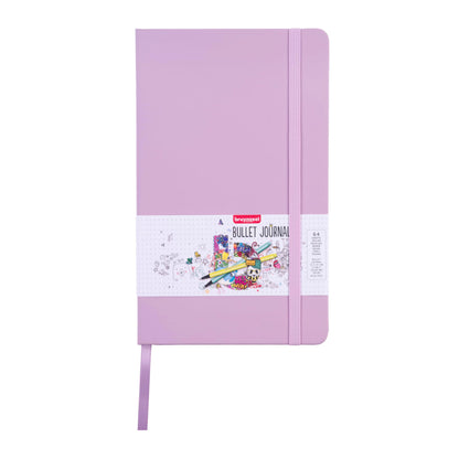Bruynzeel - Bruynzeel Bullet Journal Lila 13x21cm 140 G/M 64 Vellen