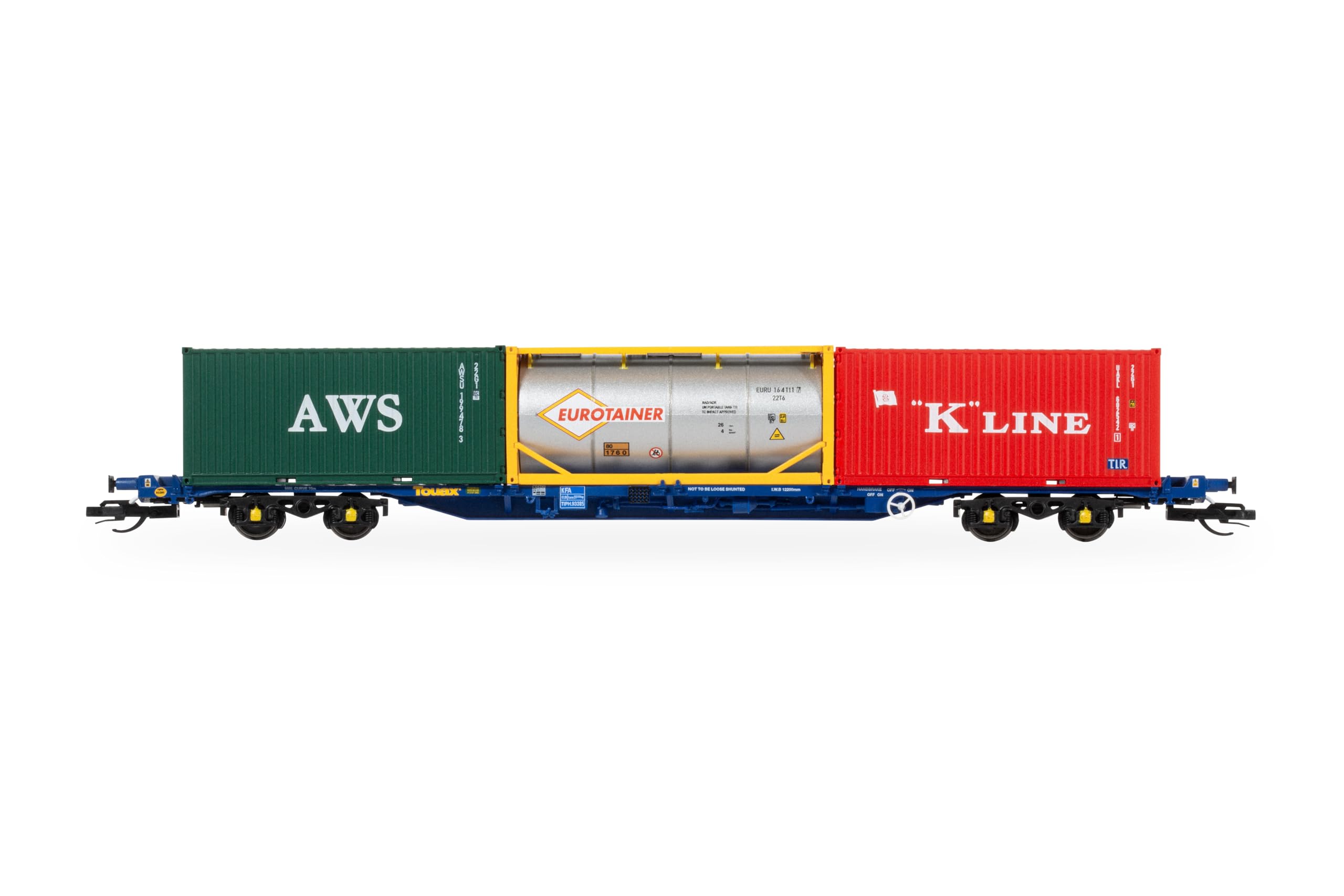 Hornby TT TT6030 Touax KFA Container Wagon with 3x20 Containers